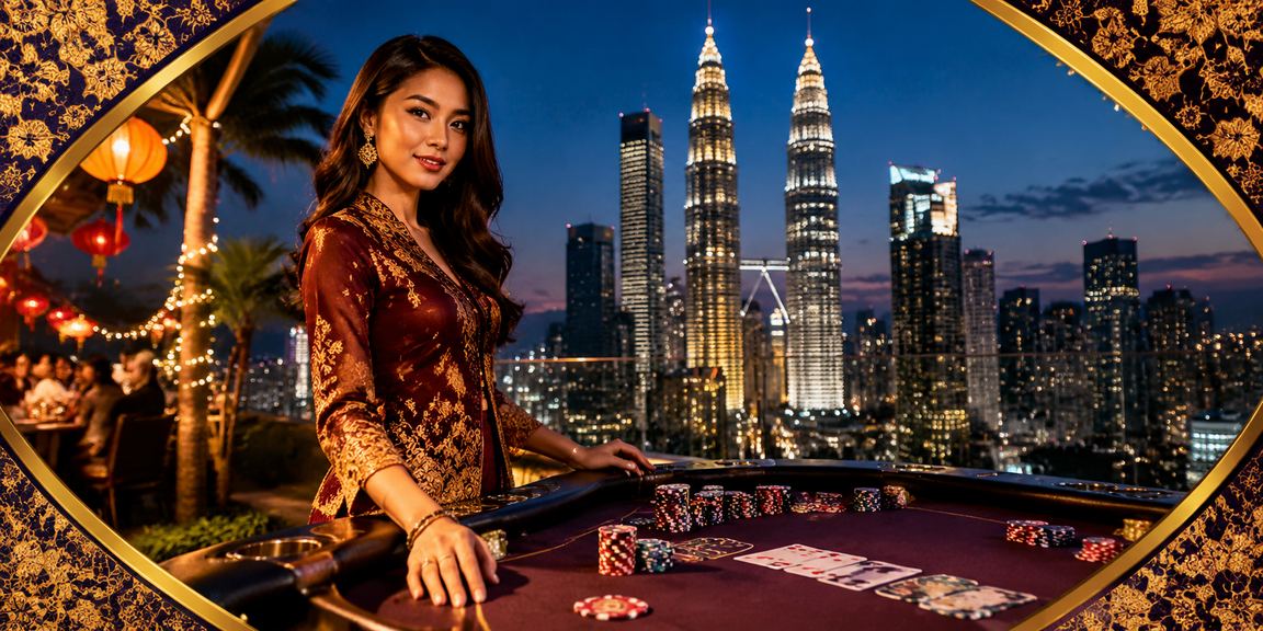 Pemain poker Kuala Lumpur bergaya batik bermain permainan meja kasino nakwin44